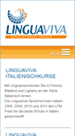 Mobile Screenshot of linguaviva-italienischkurse.de